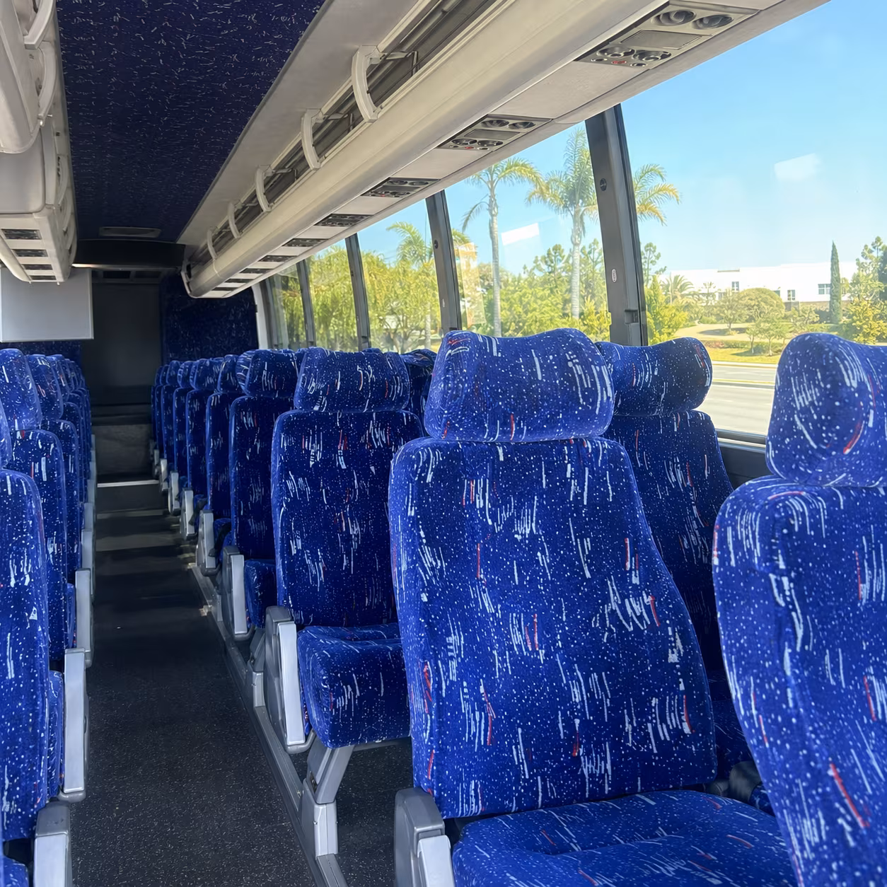 south san francisco charter bus rental interior