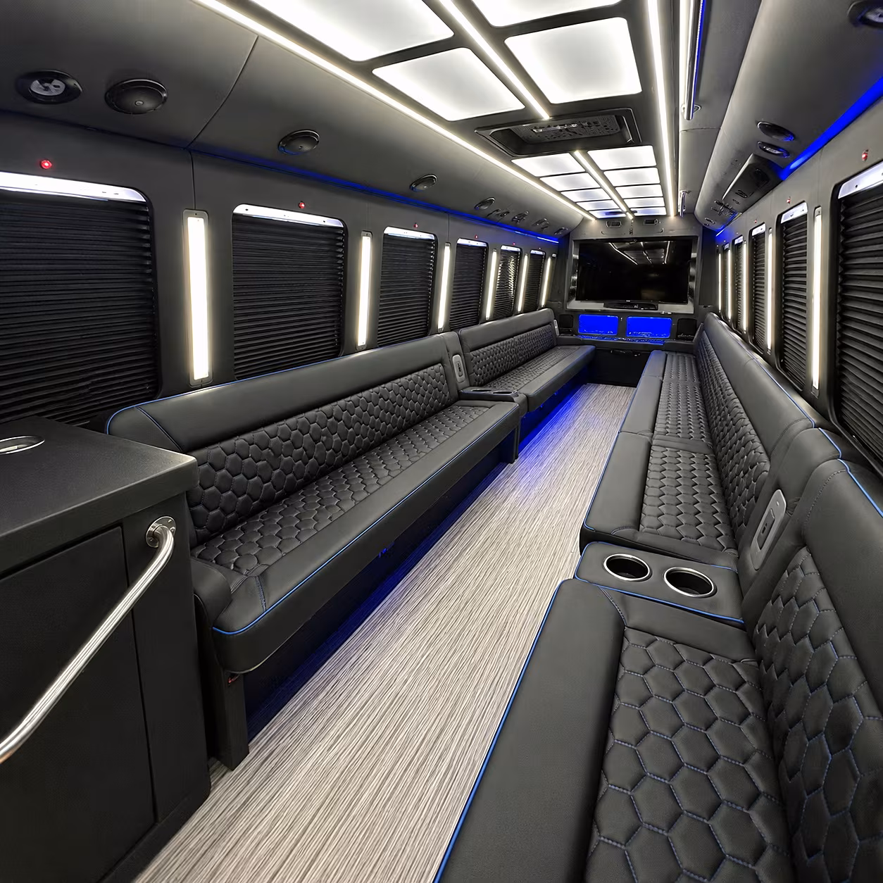 south san francisco party bus rentals inside